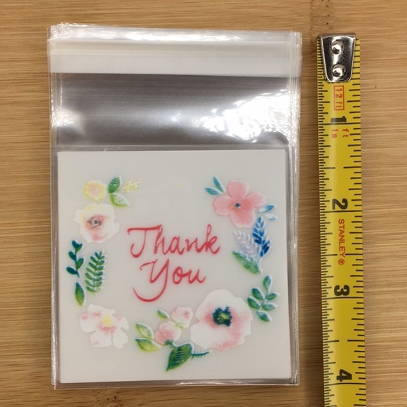 50 Thank You Self Adhesive Bags PRICE IS FIRM - Picture 5 of 6